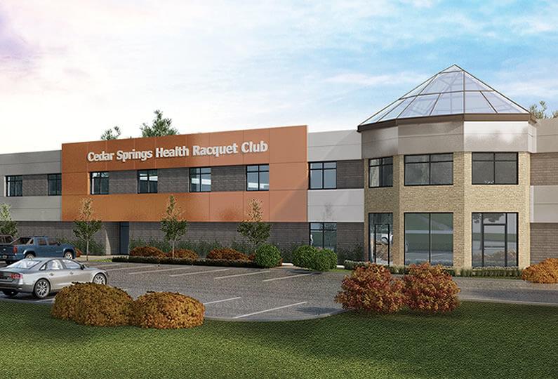 Cedar Springs Health Racquet Club Exterior Renovation by Lima Architects Inc